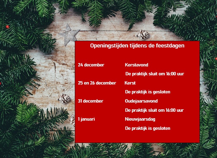 openingstijden feestdagen